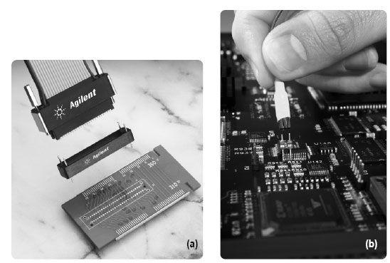 圖1. 這些照片對&ldquo;設計中包括連接&rdquo;的探頭和&ldquo;事后連接&rdquo;的探頭進行比較。