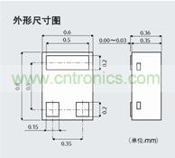 實現(xiàn)世界最小尺寸，大幅減少安裝面積