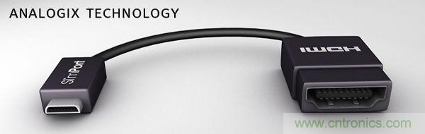 ANALOGIX的SlinPort解決方案，可以協(xié)助業(yè)者集成MyDP應(yīng)用功能
