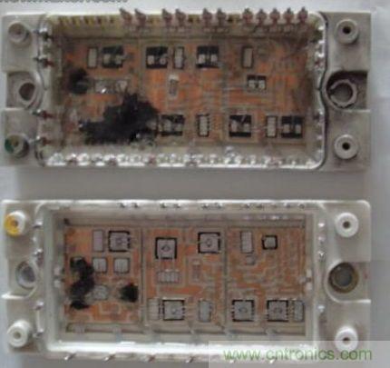 圖1:歐派克和英飛凌的模塊拆解