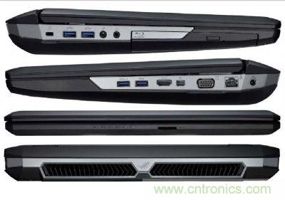 圖1：華碩新款高階筆記本電腦，預(yù)計(jì)搭載Thunderbolt高速傳輸接口