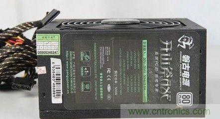 山寨電源銘牌極不規(guī)范，無(wú)具體型號(hào)