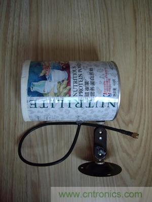 最簡單使用的天線&mdash;&mdash;罐頭天線，可做正饋大鍋饋源！ 