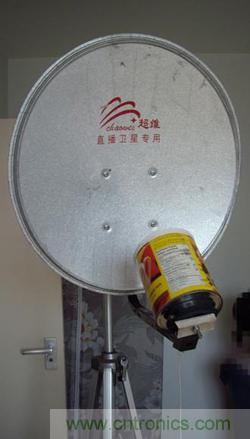 最簡單使用的天線&mdash;&mdash;罐頭天線，可做正饋大鍋饋源！ 