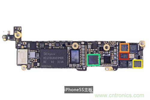 土豪金iPhone 5S拆解：內(nèi)部結(jié)構(gòu)升級，維修難度增加