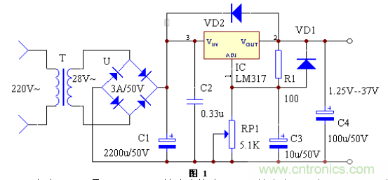 工程師分享:一款可調(diào)穩(wěn)壓電源電路設(shè)計方案
