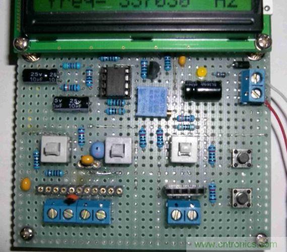 DIY集電容、電感和頻率為一體的測量儀器