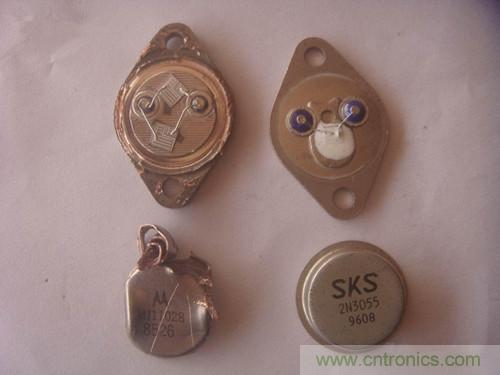 暴力拆解對比:進(jìn)口金封三極管VS國產(chǎn)金封三極管