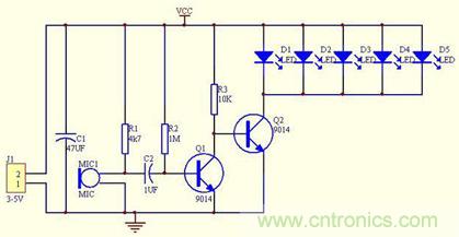 DIY:簡(jiǎn)單自制聲控LED旋律燈