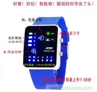 低調(diào)有內(nèi)涵！別人看不懂的LED電子表DIY