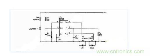 (Safety IC + MOSFET)+ Fuse
