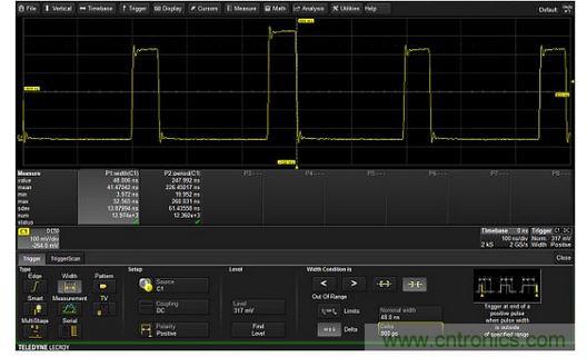 只對(duì)脈沖寬度超過(guò)48&plusmn;0.8ns范圍的脈沖觸發(fā)的排它型觸發(fā)器。