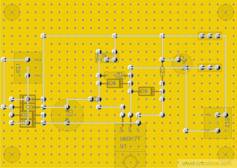 網(wǎng)友分享：DIY一個(gè)LM317 可調(diào)穩(wěn)壓電源