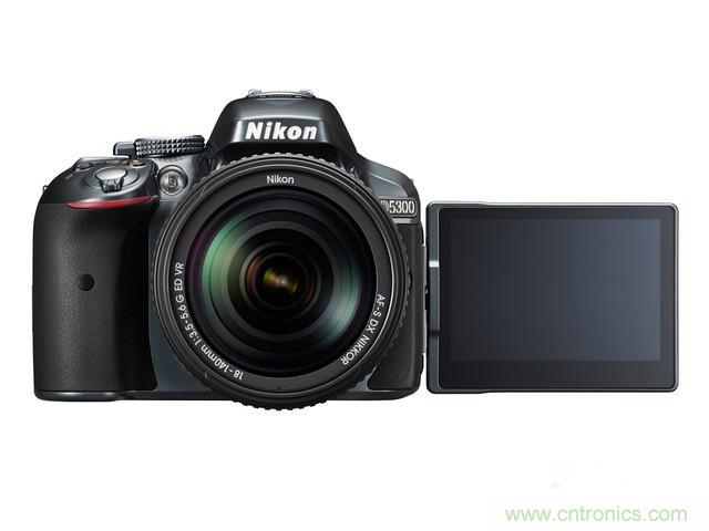 尼康D5300黑色外觀圖