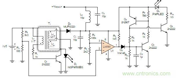 神級反激式開關(guān)電源，在1.1V電壓下點(diǎn)亮了HBLED燈！