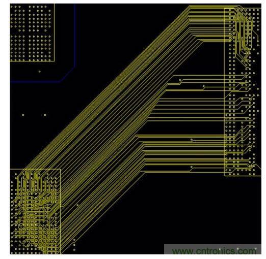 設(shè)計師可以選擇未打包模式將走線間距加大一些。