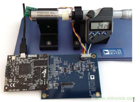 EVAL-CN0371-SDPZ電路板連接EVAL-SDP-CB1Z SDP-B板和LVDT(核心連接精密應(yīng)變計接頭)