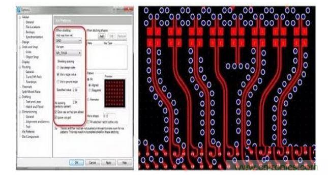 PCB 設(shè)計工具如果能夠控制共面波導(dǎo)和波導(dǎo)過孔的創(chuàng)建，將有助于顯著減少設(shè)計錯誤和縮短設(shè)計時間。