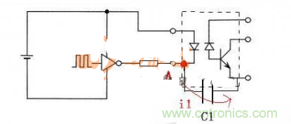 光耦電路中，限流電阻位置有什么影響？