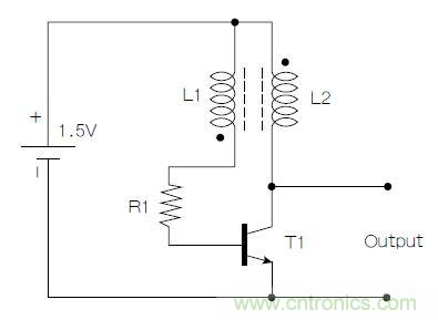 圖1：基本的焦耳小偷電路。