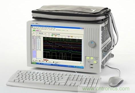 通過適配器連接iDevice與測試設備。