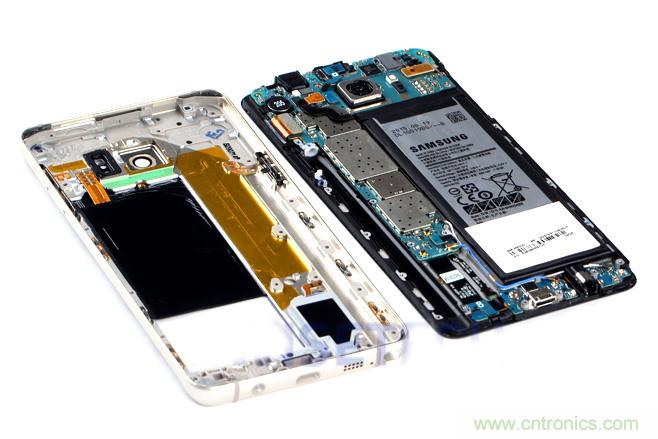 Galaxy Note5拆解，與S系列差距日漸模糊