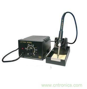 【導(dǎo)讀】電烙鐵作為電子工程師最常用的焊接工具，用好電烙鐵將會為我們的工作節(jié)省不少的時間。本文將通過準(zhǔn)備工作、焊前處理、焊接技術(shù)對電烙鐵的使用進(jìn)行詳細(xì)說明，當(dāng)然還有非常關(guān)鍵的焊接技巧。  　　一、準(zhǔn)備工作  　　1.新烙鐵使用前，應(yīng)用細(xì)砂紙將烙鐵頭打光亮，通電燒熱，蘸上松香后用烙鐵頭刃面接觸焊錫絲，使烙鐵頭上均勻地鍍上一層錫。這樣做，可以便于焊接和防止烙鐵頭表面氧化。舊的烙鐵頭如嚴(yán)重氧化而發(fā)黑，可用鋼挫挫去表層氧化物，使其露出金屬光澤后，重新鍍錫，才能使用。 1 　　電烙鐵要用220V交流電源，使用時要特別注意安全。應(yīng)認(rèn)真做到以下幾點：  　　電烙鐵插頭最好使用三極插頭。要使外殼妥善接地。  　　使用前，應(yīng)認(rèn)真檢查電源插頭、電源線有無損壞。并檢查烙鐵頭是否松動。  　　電烙鐵使用中，不能用力敲擊。要防止跌落。烙鐵頭上焊錫過多時，可用布擦掉。不可亂甩，以防燙傷他人。  　　焊接過程中，烙鐵不能到處亂放。不焊時，應(yīng)放在烙鐵架上。注意電源線不可搭在烙鐵頭上，以防燙壞絕緣層而發(fā)生事故。  　　使用結(jié)束后，應(yīng)及時切斷電源，拔下電源插頭。冷卻后，再將電烙鐵收回工具箱。  　　2、焊錫和助焊劑  　　焊接時，還需要焊錫和助焊劑。  　?。?）焊錫：焊接電子元件，一般采用有松香芯的焊錫絲。這種焊錫絲，熔點較低，而且內(nèi)含松香助焊劑，使用極為方便。  　?。?）助焊劑：常用的助焊劑是松香或松香水（將松香溶于酒精中）。使用助焊劑，可以幫助清除金屬表面的氧化物，利于焊接，又可保護(hù)烙鐵頭。焊接較大元件或?qū)Ь€時，也可采用焊錫膏。但它有一定腐蝕性，焊接后應(yīng)及時清除殘留物。  　　3、輔助工具  　　為了方便焊接操作常采用尖嘴鉗、偏口鉗、鑷子和小刀等做為輔助工具。應(yīng)學(xué)會正確使用這些工具。  　　尖嘴鉗 偏口鉗 鑷子 小刀 　　二、焊前處理  　　焊接前，應(yīng)對元件引腳或電路板的焊接部位進(jìn)行焊前處理。  　　1、清除焊接部位的氧化層  　　可用斷鋸條制成小刀。刮去金屬引線表面的氧化層，使引腳露出金屬光澤。  　　印刷電路板可用細(xì)紗紙將銅箔打光后，涂上一層松香酒精溶液。  　　2、元件鍍錫  　　在刮凈的引線上鍍錫?？蓪⒁€蘸一下松香酒精溶液后，將帶錫的熱烙鐵頭壓在引線上，并轉(zhuǎn)動引線。即可使引線均勻地鍍上一層很薄的錫層。導(dǎo)線焊接前，應(yīng)將絕緣外皮剝?nèi)?，再?jīng)過上面兩項處理，才能正式焊接。若是多股金屬絲的導(dǎo)線，打光后應(yīng)先擰在一起，然后再鍍錫。  　　刮去氧化層 均勻鍍上一層錫 　　三、焊接技術(shù)  　　做好焊前處理之后，就可正式進(jìn)行焊接。  　　1、焊接方法。  　　焊接 檢查 剪短  　?。?）右手持電烙鐵。左手用尖嘴鉗或鑷子夾持元件或?qū)Ь€。焊接前，電烙鐵要充分預(yù)熱。烙鐵頭刃面上要吃錫，即帶上一定量焊錫。  　?。?）將烙鐵頭刃面緊貼在焊點處。電烙鐵與水平面大約成60℃角。以便于熔化的錫從烙鐵頭上流到焊點上。烙鐵頭在焊點處停留的時間控制在2～3秒鐘。  　?。?）抬開烙鐵頭。左手仍持元件不動。待焊點處的錫冷卻凝固后，才可松開左手。  　?。?）用鑷子轉(zhuǎn)動引線，確認(rèn)不松動，然后可用偏口鉗剪去多余的引線。  　　2、焊接質(zhì)量  　　焊接時，要保證每個焊點焊接牢固、接觸良好。要保證焊接質(zhì)量。  　　良好的焊點應(yīng)是錫點光亮，圓滑而無毛刺，錫量適中。錫和被焊物融合牢固。不應(yīng)有虛焊和假焊。  　　虛焊是焊點處只有少量錫焊住，造成接觸不良，時通時斷。假焊是指表面上好像焊住了，但實際上并沒有焊上，有時用手一拔，引線就可以從焊點中拔出。這兩種情況將給電子制作的調(diào)試和檢修帶來極大的困難。只有經(jīng)過大量的、認(rèn)真的焊接實踐，才能避免這兩種情況。  　　焊接電路板時，一定要控制好時間。太長，電路板將被燒焦，或造成銅箔脫落。從電路板上拆卸元件時，可將電烙鐵頭貼在焊點上，待焊點上的錫熔化后，將元件拔出。  　　焊接時候助焊劑（松香和焊油）是關(guān)鍵，新鮮的松香和無腐蝕性的焊油可以幫助你很好的完成焊接，而且可以讓表面光潔漂亮，使用的時候可以多用點助焊劑  焊接技巧也是關(guān)鍵  　　在維修制作過程中，焊接工作是必不可少的。它不但要求將元件固定在電路板上，而且要求焊點必須牢固、圓滑，所以焊接技術(shù)的好壞直接影響到電子制作的成功與否，因此焊接技術(shù)是每一個電子制作愛好者必須掌握的基本功，現(xiàn)在將焊接的要點介紹一下：  　　1. 電烙鐵的選擇  　　電烙鐵的功率應(yīng)由焊接點的大小決定，焊點的面積大，焊點的散熱速度也快，所以選用的電烙鐵功率也應(yīng)該大些。一般電烙鐵的功率有20W 25W 30W 35W 50W 等等。選用30W左右的功率比較合適。  　　電烙鐵經(jīng)過長時間使用后，烙鐵頭部會生成一層氧化物，這時它就不容易吃錫，這時可以用銼刀銼掉氧化層，將烙鐵通電后等烙鐵頭部微熱時插入松香，涂上焊錫即可繼續(xù)使用，新買來的電烙鐵也必須先上錫然后才能使用。  　　2. 焊錫和助焊劑  　　選用低熔點的焊錫絲和沒有腐蝕性的助焊劑，比如松香，不宜采用工業(yè)焊錫和有腐蝕性的酸性焊油，最好采用含有松香的焊錫絲，使用起來非常方便。  　　3． 焊接方法  　　元件必須清潔和鍍錫，電子元件在保存中，由于空氣氧化的作用，元件引腳上附有一層氧化膜，同時還有其它污垢，焊接前可用小刀刮掉氧化膜，并且立即涂上一層焊錫（俗稱搪錫），然后再進(jìn)行焊接。經(jīng)過上述處理后元件容易焊牢，不容易出現(xiàn)虛焊現(xiàn)象。 焊接的溫度和焊接的時間  　　焊接時應(yīng)使電烙鐵的溫度高于焊錫的溫度，但也不能太高，以烙鐵頭接觸松香剛剛冒煙為好。焊接時間太短，焊點的溫度過低，焊點融化不充分，焊點粗糙容易造成虛焊，反之焊接時間過長，焊錫容易流淌，并且容易使元件過熱損壞元件。  　　焊接點的上錫數(shù)量  　　焊接點上的焊錫數(shù)量不能太少，太少了焊接不牢，機(jī)械強(qiáng)度也太差。而太多容易造成外觀一大堆而內(nèi)部未接通。焊錫應(yīng)該剛好將焊接點上的元件引腳全部浸沒，輪廓隱約可見為好。  　　注意烙鐵和焊接點的位置  　　初學(xué)者在焊接時，一般將電烙鐵在焊接處來回移動或者用力擠壓，這種方法是錯誤的。正確的方法是用電烙鐵的搪錫面去接觸焊接點，這樣傳熱面積大，焊接速度快。  　　4.焊接后的檢查  　　焊接結(jié)束后必須檢查有無漏焊、虛焊以及由于焊錫流淌造成的元件短路。虛焊較難發(fā)現(xiàn)，可用鑷子夾住元件引腳輕輕拉動，如發(fā)現(xiàn)搖動應(yīng)立即補(bǔ)焊  　　電烙鐵的基本使用方法之二：  　　電烙鐵是電子焊接中最常用的工具，作用是將電能轉(zhuǎn)換成熱能對焊接點部位進(jìn)行加熱焊接，其是否成功很大一部分是看對它的操控怎么樣了，因此某種角度上來說電烙鐵的使用依靠的是一種手法感覺。  　　一般來說，電烙鐵的功率越大，熱量越大，烙鐵頭的溫度也就越高。一般的晶體管、集成電路電子元器件焊接選用20W的內(nèi)熱式電烙鐵足夠了，功率過大容易燒壞元件，因為二極管、三極管結(jié)點溫度超過 200℃就會燒壞。但以搭棚焊為主的膽機(jī)制作中，電烙鐵功率要大些，可在35W-45W中選擇，甚至可以更大。  　　值得注意的是，線路焊接時，時間不能太長也不能太短，時間過長也容易損壞，而時間太短焊錫則不能充分融化，造成焊點不光滑不牢固，還可能產(chǎn)生虛焊，一般來說最恰當(dāng)?shù)臅r間必須在1.5s～4s內(nèi)完成。  　　焊錫是一種易熔金屬，最常用的一般是焊錫絲。焊錫的作用是使元件引腳與印刷電路板的連接點連接在一起，焊錫的選擇對焊接質(zhì)量有很大的影響?，F(xiàn)在最常用的一般是含松香焊錫絲，但細(xì)分起來也頗有講究，其中真正不摻水份的含銀焊錫絲當(dāng)然是上等品了。  　　另外值得一提的是吸錫器，其對于新手來說十分實用，初次使用電烙鐵總是容易將焊錫弄得到處都是，吸錫器則可以幫你把電路板上多余的焊錫處理掉。另外，吸錫器在拆除多腳集成電路器件時十分奏效有用，它能將焊點全部吸掉，而對于能熟練使用烙鐵的人來說就完全沒有必要了，用烙鐵完全可以代替其功能，將焊點熔掉就可以很容易的將元件取出。  　　焊接前，應(yīng)對元件引腳或電路板的焊接部位進(jìn)行焊前處理。  　　清除焊接部位的氧化層----可用斷鋸條制成小刀，刮去金屬引線表面的氧化層，使引腳露出金屬光澤。印刷電路板可用細(xì)紗紙將銅箔打光后，涂上一層松香酒精溶液。  　　元件鍍錫----在刮凈的引線上鍍錫?？蓪⒁€蘸一下松香酒精溶液后，將帶錫的熱烙鐵頭壓在引線上，并轉(zhuǎn)動引線。即可使引線均勻地鍍上一層很薄的錫層。導(dǎo)線焊接前，應(yīng)將絕緣外皮剝?nèi)?，再?jīng)過上面兩項處理，才能正式焊接。若是多股金屬絲的導(dǎo)線，打光后應(yīng)先擰在一起，然后再鍍錫。  　　做好焊前處理之后，就可正式進(jìn)行焊接∶  　?。?）右手持電烙鐵。左手用尖嘴鉗或鑷子夾持元件或?qū)Ь€。焊接前，電烙鐵要充分預(yù)熱。烙鐵頭刃面上要吃錫，即帶上一定量焊錫。  　?。?）將烙鐵頭刃面緊貼在焊點處。電烙鐵與水平面大約成60℃角。以便于熔化的錫從烙鐵頭上流到焊點上。烙鐵頭在焊點處停留的時間控制在2～3秒鐘。  　?。?）抬開烙鐵頭。左手仍持元件不動。待焊點處的錫冷卻凝固后，才可松開左手。  　?。?）用鑷子轉(zhuǎn)動引線，確認(rèn)不松動，然后可用偏口鉗剪去多余的引線。  　　焊接質(zhì)量-----焊接時，要保證每個焊點焊接牢固、接觸良好。要保證焊接質(zhì)量，其典型特征是錫點光亮，圓滑而無毛刺，錫量適中。錫和被焊物融合牢固，不應(yīng)有虛焊和假焊。  　　虛焊是焊點處只有少量錫焊住，造成接觸不良，時通時斷。假焊是指表面上好像焊住了，但實際上并沒有焊上，有時用手一拔，引線就可以從焊點中拔出。  　　焊接電路板時，一定要控制好時間。太長，電路板將被燒焦，或造成銅箔脫落。從電路板上拆卸元件時，可將電烙鐵頭貼在焊點上，待焊點上的錫熔化后，將元件拔出。  　　如何拆換元件------其實拆換元件再簡單不過了，用吸焊器很容易就能完成，將元件管腳上的焊錫全部吸掉，這里告訴大家一個小訣竅，現(xiàn)在的電路板大多做工精細(xì)，焊錫使用很少，很難熔掉，那么我們可以加點焊錫在管腳上再去利用吸焊器就容易多了。  　　另一個方法就是前面提到的，直接使用電烙鐵熔掉焊錫，但這樣就存在不小的危險性，既要小心焊點沒完全被熔掉，又怕接觸的太久燒壞元件。常用的方法是在加溫的時候就用鑷子夾住元件外拉，當(dāng)溫度達(dá)到時，元件就會被拉出，但切記不要太用力了，否則管腳斷在焊錫中就麻煩了。  　　當(dāng)然，為保險起見，兩種方法結(jié)合起來使用是再好不過了，因為有時由于元件插孔太小，吸焊很難被吸干凈，此時撤走吸焊器就會粘住，故可以用電烙鐵加熱取掉。  　　焊接其實并沒那么可怕，或許對新手來說，初試比較難以掌握，然而練得多也就自然熟練了。總之，對于喜愛動手的發(fā)燒友來說，只要你多多實踐那么掌握其中的竅門是早晚的事。