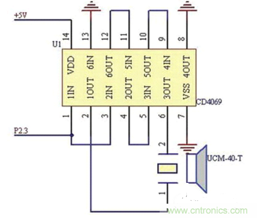 倒車?yán)走_超聲波發(fā)送模塊