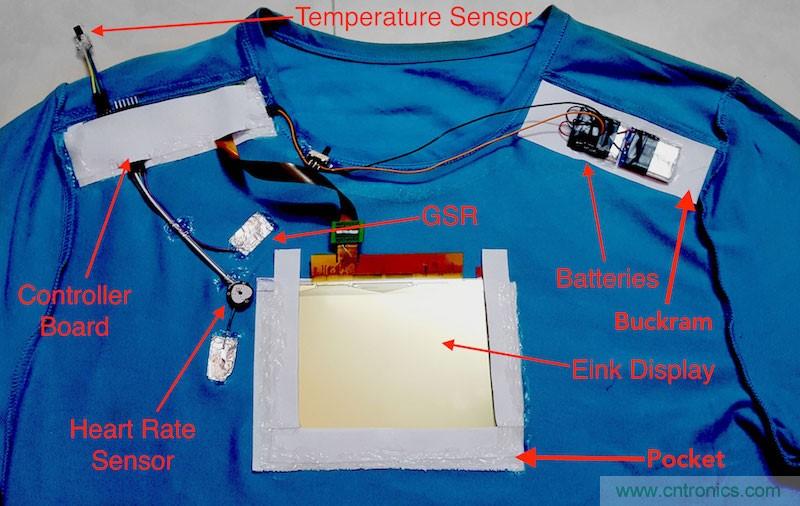 如何DIY一款能監(jiān)控個人情緒的電子T恤？
