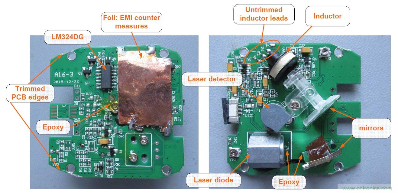 拆解45美元的藍(lán)牙無(wú)線條碼掃描槍，發(fā)現(xiàn)里面鏡中有鏡