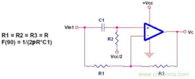 單電源運(yùn)放濾波器設(shè)計