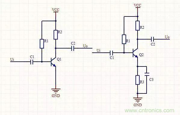 什么是共集、共基、共射放大器？如何分辨3類放大器