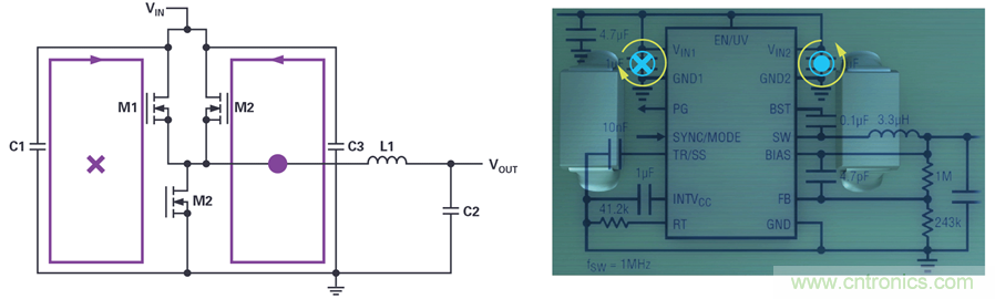 是否可以將低EMI電源安裝到擁擠的電路板上？