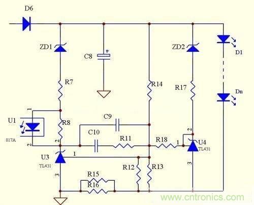 LED驅(qū)動(dòng)電源：3個(gè)電路巧妙利用TL431來(lái)恒流！