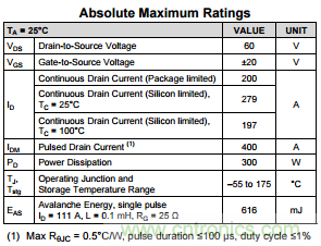 看懂MOSFET數(shù)據(jù)表，第3部分&mdash;連續(xù)電流額定值
