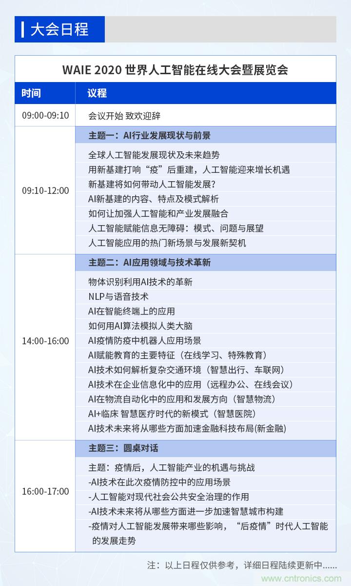 燃AI引擎，WAIE 2020世界人工智能大會震撼來襲！