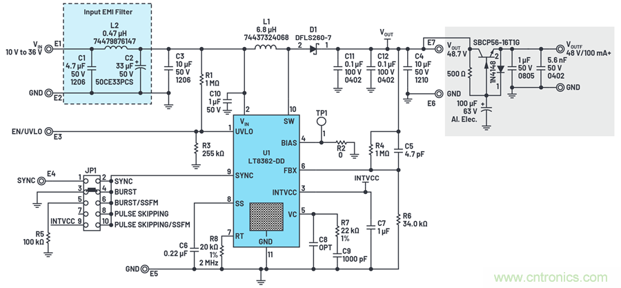 讓我們做一個超低噪聲、48 V、幻像麥克風電源怎么樣？
