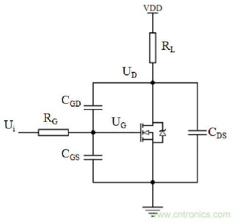 MOSFET的寄生電容是如何影響其開(kāi)關(guān)速度的？
