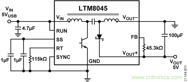 USB供電、915MHz ISM無(wú)線電頻段、具有過(guò)溫管理功能的1W功率放大器