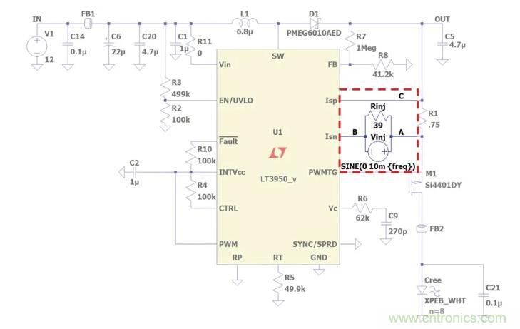 玩轉(zhuǎn)LTspice丨生成LED驅(qū)動器的波德圖，你學(xué)會了沒？