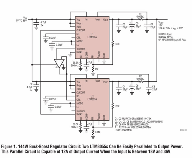 助你輕松并聯(lián)增加輸出功率，這款&mu;Module穩(wěn)壓器你愛了沒？