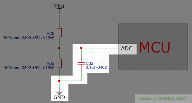 電池電壓偵測電路&ldquo;踩坑&rdquo;：分壓電阻的精度竟然是5%，不是1%
