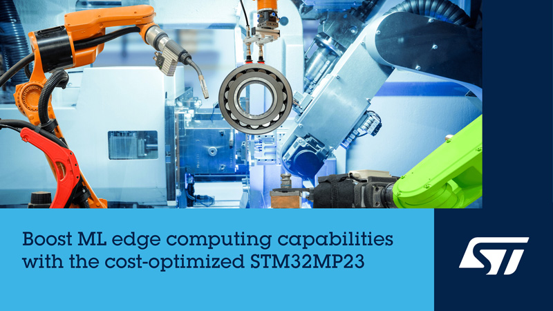 ST 推出 STM32MP23高性價比MPU，搭載兩個Arm Cortex-A35處理器核心