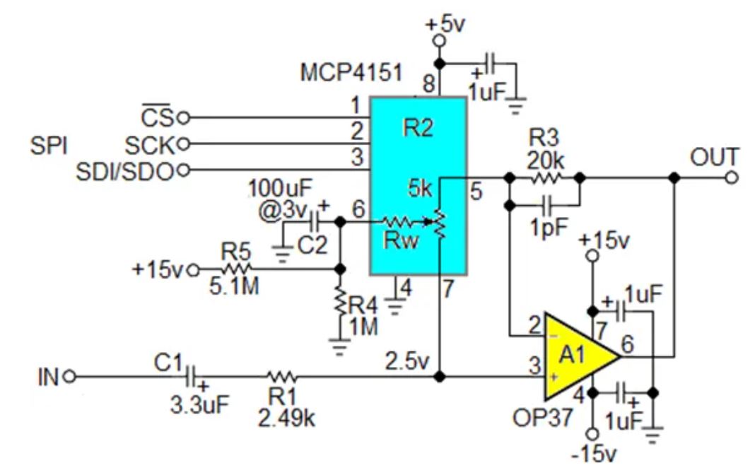 數(shù)字電位器能否代替電路中的機械電位器？