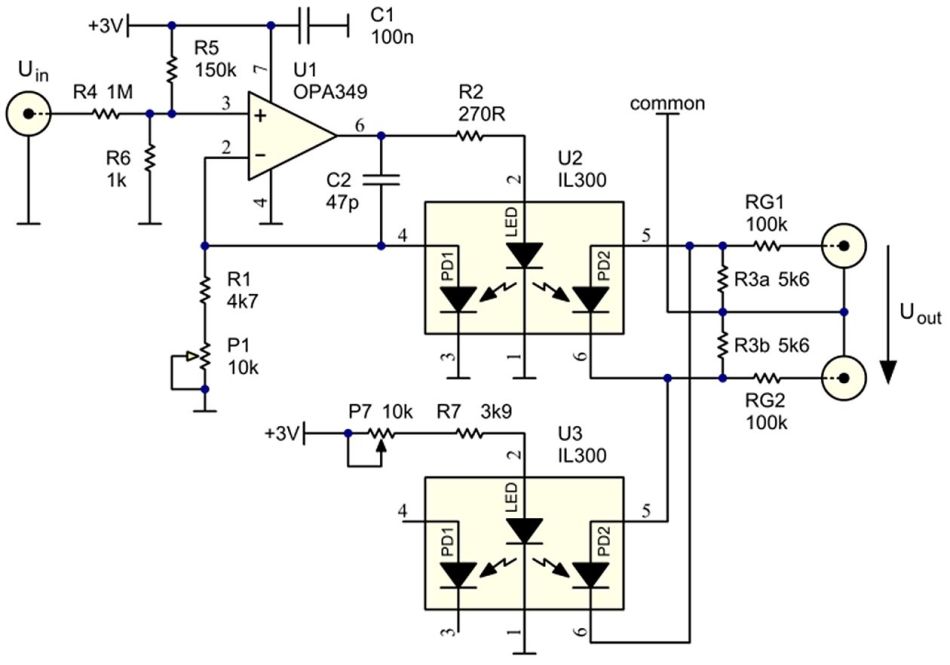 用于測試儀表放大器的差分光隔離驅(qū)動器 用于測試儀表放大器的差分光隔離驅(qū)動器