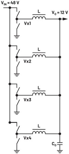 大幅提高48 V至12 V調(diào)節(jié)第一級的效率 大幅提高48 V至12 V調(diào)節(jié)第一級的效率