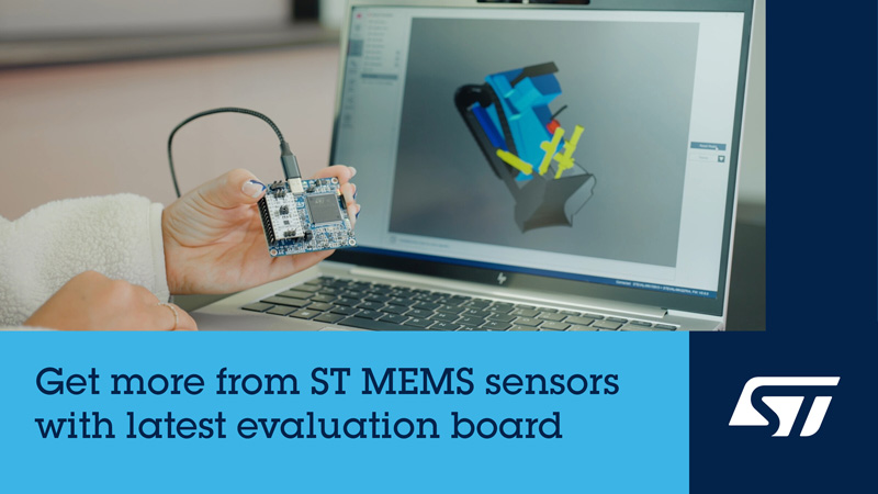 意法半導(dǎo)體升級傳感器評估板STEVAL-MKI109D，加快即插即用傳感模塊評估
