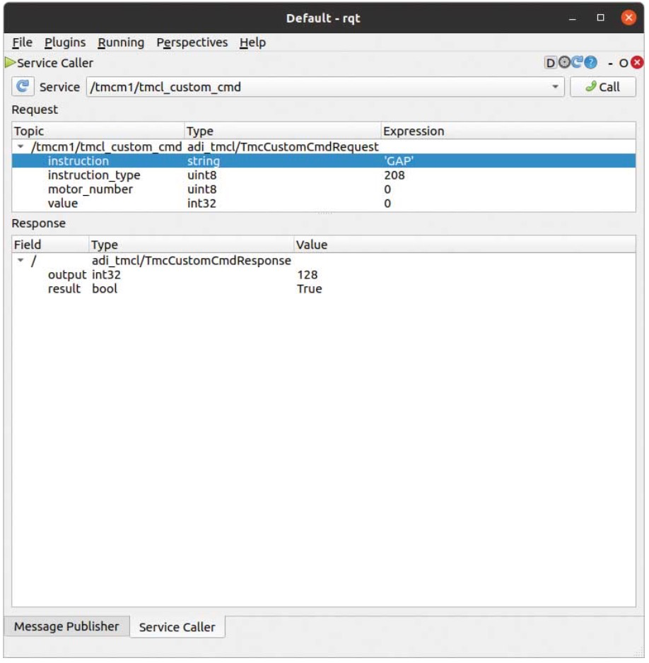 使用ROS1驅(qū)動程序來操控ADI Trinamic電機控制器 使用ROS1驅(qū)動程序來操控ADI Trinamic電機控制器
