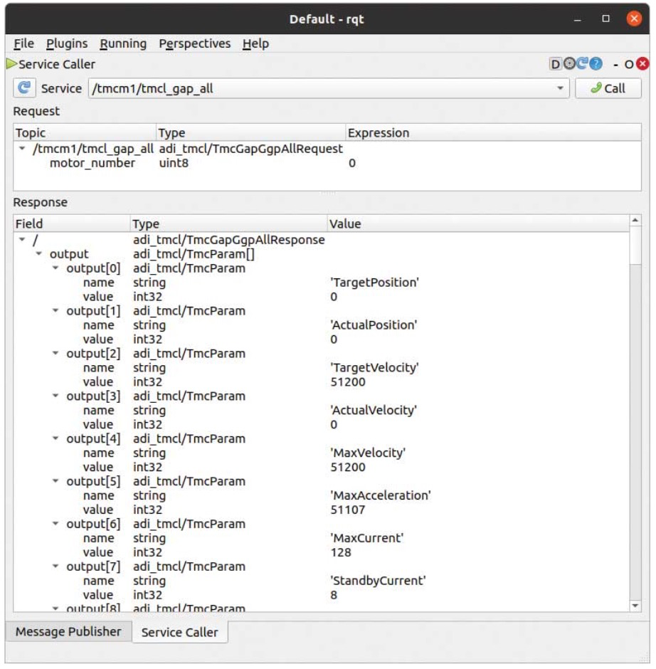 使用ROS1驅(qū)動程序來操控ADI Trinamic電機控制器 使用ROS1驅(qū)動程序來操控ADI Trinamic電機控制器