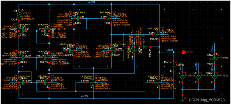 兩級運算放大器的設(shè)計與仿真 兩級運算放大器的設(shè)計與仿真